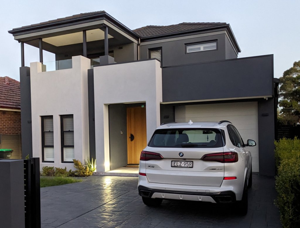 cement rendered outside walls