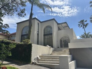 Acrylic Cement Wall Rendering Near Me, Hunters Hill, Gladesville, Sydney. Concrete Render a House.