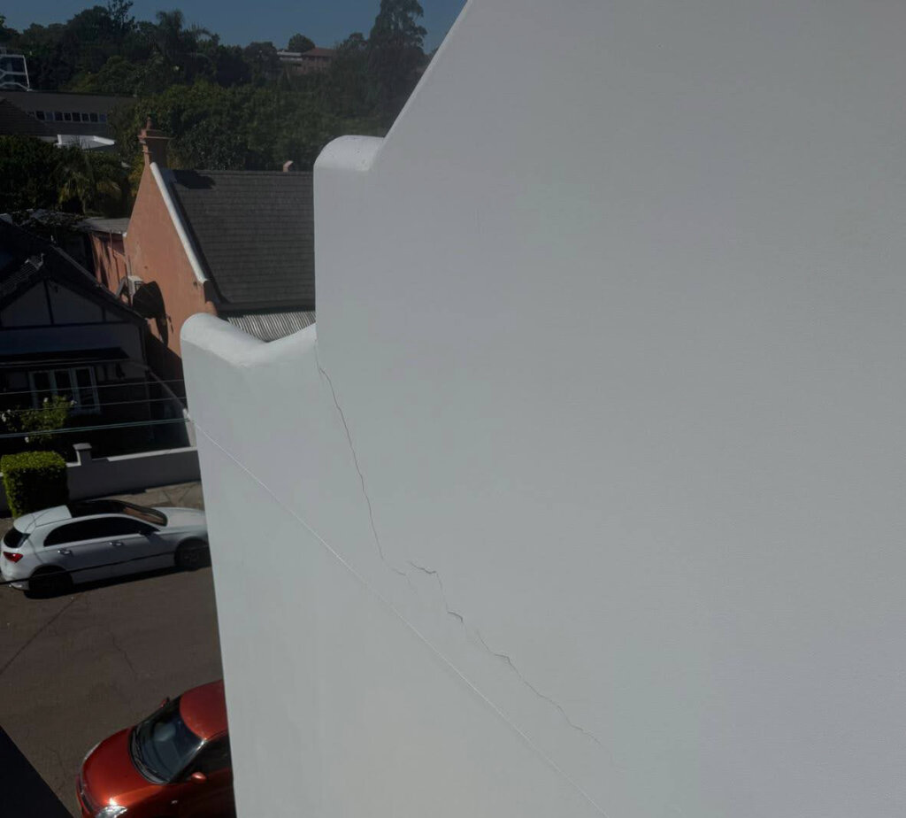 House Wall Crack Repair, exterior wall crack repair waterproofing Balmain Rozelle